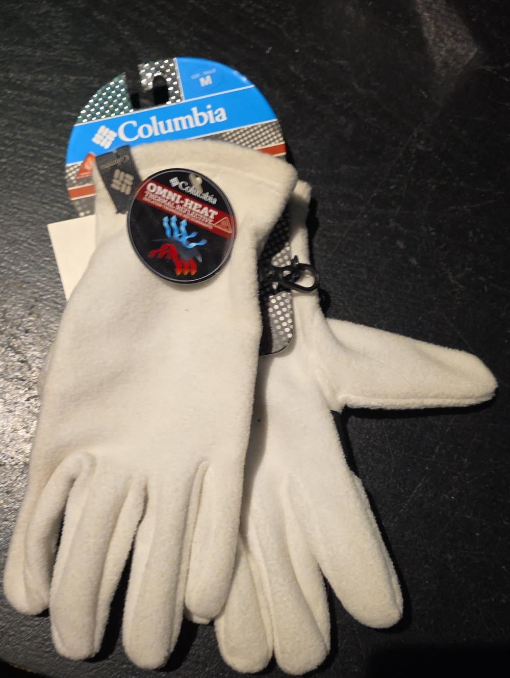 Women’s Omni-Heat Fleece Gloves in Cream